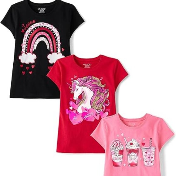 Children's Place, 3 Pack, NWT, XXL, Short Sleeve Graphic T-shirts - Picture 1 of 5